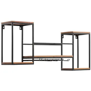 Woodkings Wandregal Aro 100 x 41 x 20 cm Braun