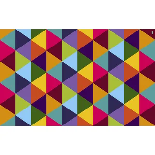 Vilber New Look Teppich, Vinyl, Mehrfarbig, 75 x 120 x 0,2 cm