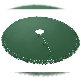 Wometo Weihnachtsbaumdecke Ø 120 cm grün