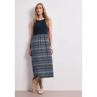 STREET ONE Midikleid mit allover Print Blau 42