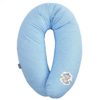 sei Design Stillkissen Faserbällchen 170 cm Pünktchen ozeanblau-Babywaal