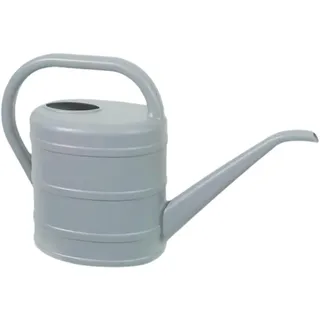 KiBcsLic Gießkanne mit langem Ausguss, ideal für Zimmerpflanzen, multifunktional, leicht, 3 Liter Fassungsvermögen – spart, Grau
