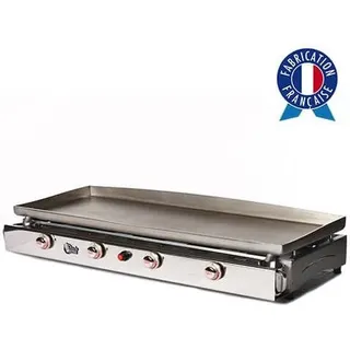 Plancha Tonio - lagoa Gas-Plancha mit 4 Kochstellen - INOX-Platte und -Gehäuse - LG24F