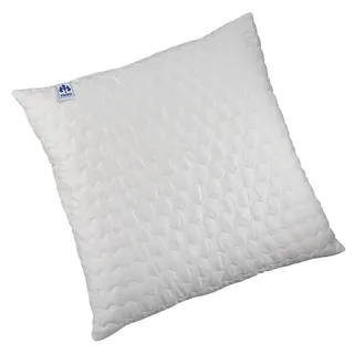 Irisette Naturfaserkissen Kissen TENCEL™, Füllung: 100% Polyester - Hohlfaserkugeln, Bezug: soft wohlfühlend, Seitenschläfer, Bauchschläfer, Rückenschläfer, produziert in Deutschland 80 cm x 80 cm
