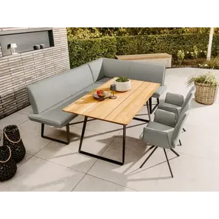 Niehoff Elba-Portofino Gartenmöbel-Set 3, Alpine grau, 4-teilig