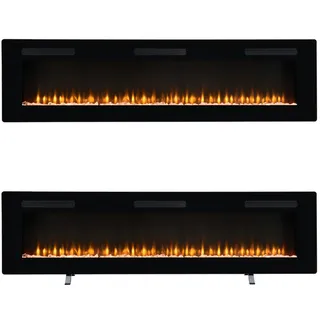 Dimplex Sierra 72 Optiflame Media Wandkamin 72′′/183cm Glas Elektrokamin