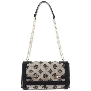 GUESS Umhängetasche Loralee Convertible XBody Flap Black Logo