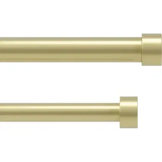 umbra Doppelgardinenstange ''Cappa'' in Messing - (L)168 cm