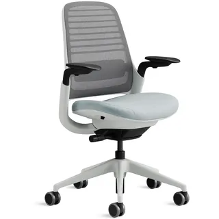 Steelcase Series 1 Ergonomischer Bürostuhl mit LiveBack Lumbalstütze und 4D-Armlehnen Sturmhorizont