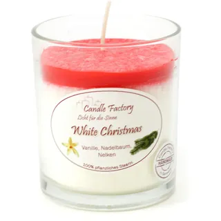 Candle Factory Party Light Duftkerze im Glas Duft: White Christmas