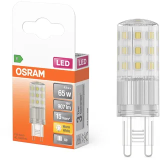 Osram LED Stiftsockellampe 4,9W G9 warmweiß 907 lm