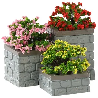 Lemax Flower Bed Boxes Set/3 Weihnachtsdorf mehrfarbig