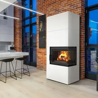 Kratki SIMPLE Box 8 kW Ø 200 rechts Weiß