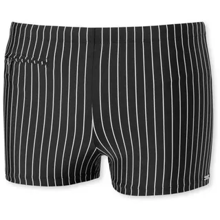 Schiesser Boxer-Badehose Nautical Casual Bade Retro schwarz 8