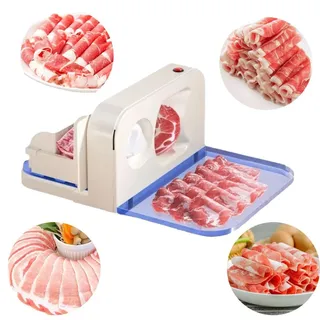 Multifunktionale elektrische Schneidemaschine, verstellbar 1-15 mm, BPA-frei, faltbar, mit Sicherheitsschalter, für Brot, Schinken, Wurst und Käse