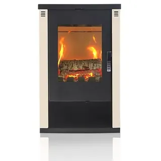 Kaminofen Verso Lheia Weiß 7.5kW Schwedenofen EcoDesign BImSchV 2 EEK A