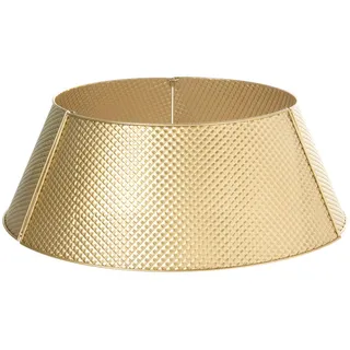 Beliani Weihnachtsbaumkragen, Gold, Metall, Rund, 25 cm, Dekoration, Weihnachtsdekoration, Weihnachtsbäume & Zubehör