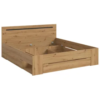 VCM Canu 180 x 200 cm Basaltgrau/Braun
