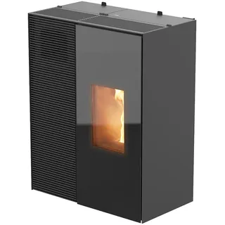 MCZ EIKO 360 Core R Stahl Schwarz/Abdeckplatte Glas
