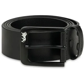 Lonsdale Herrengürtel Leder schwarz 130