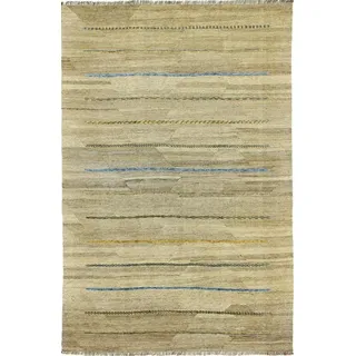 Orientteppich Kelim Fars Nimbaft 200x300 Handgewebter Orientteppich / Perserteppich, Nain Trading, rechteckig, Höhe: 4 mm beige