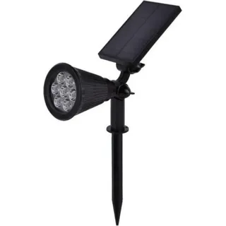 Solar LED Gartenspot 1.5W 6V DC Grün - Schwarz