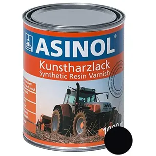 ASINOL Unimog Schwarz Kunstharzlack Traktorlack Landmaschinen matt 1 L