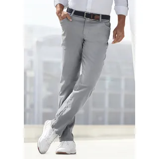 5-Pocket-Hose JOHN DEVIN "Straight fit" Gr. 38, Länge 32, grau Herren Hosen Business Jeans mit normaler Bundhöhe aus elastischer Denim-Qualität