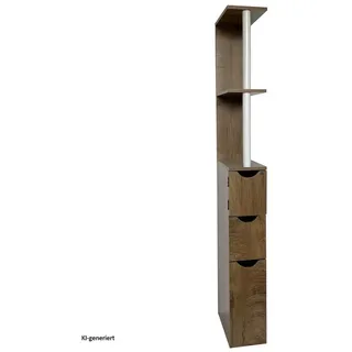 Hti-Living Raumteilerregal 136 x 0 x 0 cm Eiche