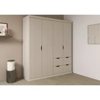 OTTO home Mehrzweckschrank Aktenschrank Möbel Mietswohnung Schlafzimmer MARLENE 181 x 203 x 56 cm Beige
