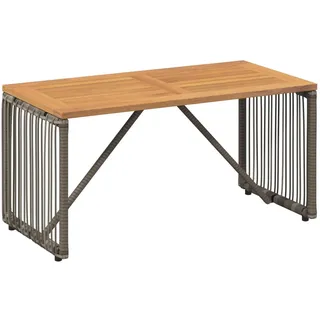vidaXL Gartentisch 80 x 40 x 40 cm Grau/Braun