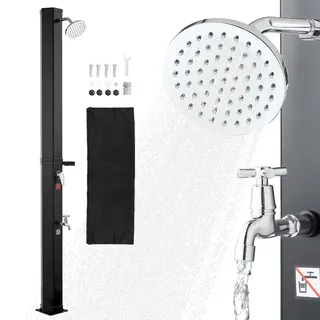 Vevor Solardusche Schwarz 216 cm