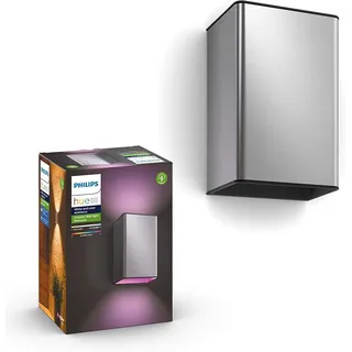 Philips Resonate Outdoor Wandleuchte silber