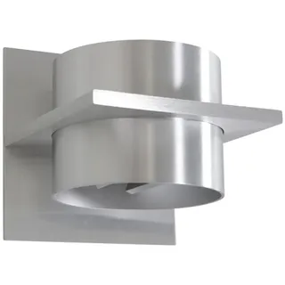 Steinhauer Wandleuchte MURO, Up/Down, rund/eckig, inkl. G9 LED 3W 2700K 300lm, mit Blendklappen, dimmbar, Stahl gebürstet STE-3366ST