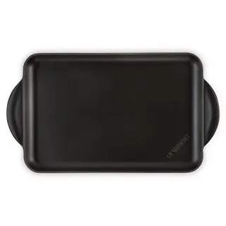 Le Creuset, Grillplatte, 20203320000460 Gusseisen-GRILLPLATTE, Rechteckig, 33 x 22 cm, Schwarz