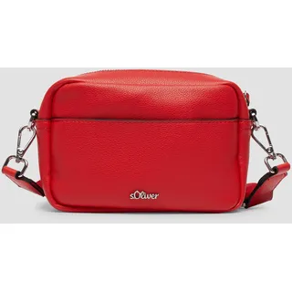 s.Oliver Camera-Bag Umhängetasche Leder Rot