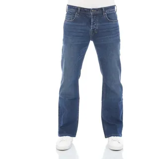 LTB Bootcut-Jeans Herren Jeanshose Timor Boot Cut Denim Hose mit Stretch blau 38W / 34L