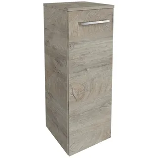 Fackelmann B.style Midischrank 30,2 x 82,6 x 32 cm Braun/Grau