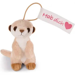 NICI Plüschanhänger Erdmännchen (11cm) "Hab dich lieb«