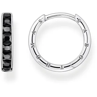 Thomas Sabo Creolen CR668-643-11 schwarz 925 Sterlingsilber 20x2mm
