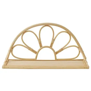 vertbaudet Wandregal Wandregal aus Rattan BOHO Kinderzimmer beige