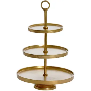 Light & Living Etagere, Gold, Metall, Rund, 48 cm, CE, Tischkultur & Servieren, Etageren