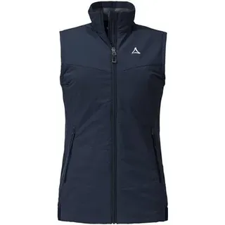 SCHÖFFEL Damen Weste Ins. Vest Skorpa L, Größe 46 in Blau navy blazer