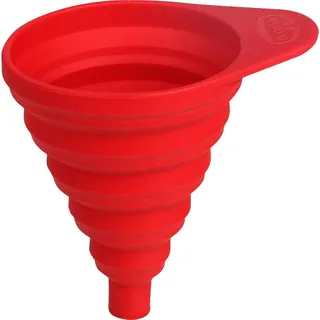 Dr. Oetker Flexxible Silikon-Trichter faltbar rot 8 cm