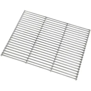 SANTOS Edelstahl Grillrost für Weber Spirit 300er | 29 x 44,2 cm