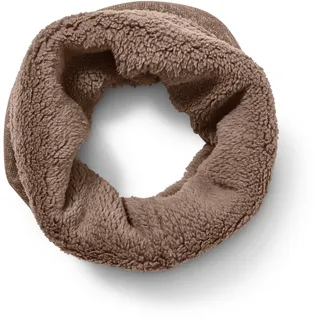 Tchibo - Strickfleece-Schlauchschal - braun