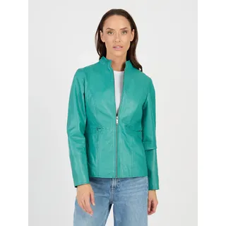 JCC Lederjacke 3102225 deep turquoise), | 36
