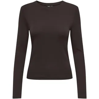 Only ONLRILEY O-NECK Dunkelbraun M