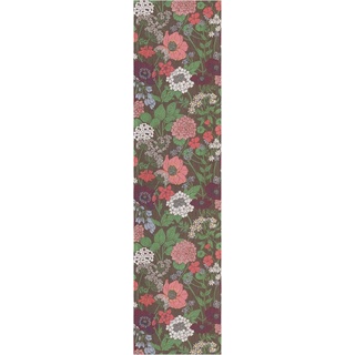 Ekelund Tischläufer Tischläufer Blomsterfång 550 35x140 cm, Pixel gewebt (6-farbig) rosa
