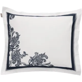 GANT Crown Paisley Design Kopfkissenbezug einzeln Farbe Marine Größe 40x80cm Baumwollbettwäsche Ornamente